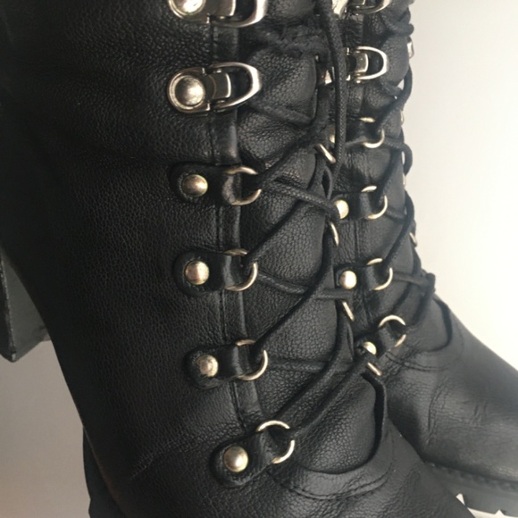 Stuart Weitzman vecchio napa leather boots sz 7 - Picture 7 of 14